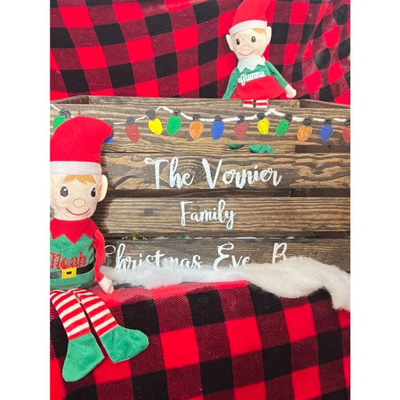 Personalized Christmas Eve Christmas Holiday Crate Keepsake - Picture 4 of 10
